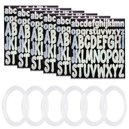 2+1" Laser Color Letter Stickers Self Adhesive Stickers — PATIKIL