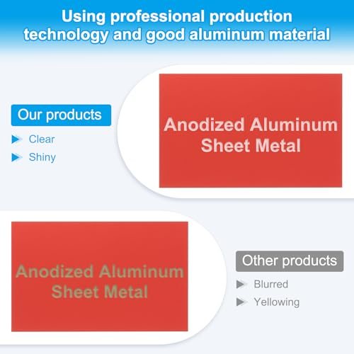 2.1x3.3 Inch Anodized Aluminum Sheet Metal view 4