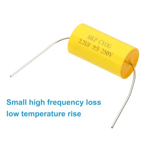 2.2uF 250V Frequency Divider Capacitor, 5 Pcs Axial Audio Speaker view 4