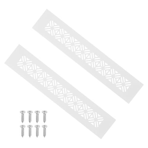 2 Inch Door Air Vent Cover, 2 Pcs Heavy Duty Aluminum Grille Ventilation — PATIKIL