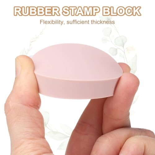 2" Rubber Carving Blocks, Soft Linoleum Art Carving Block Round Crafts view 4