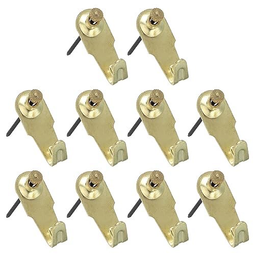 20 Lbs Picture Hangers, 10 Set Photo Wall Hanging Hooks Nails Hardware — PATIKIL