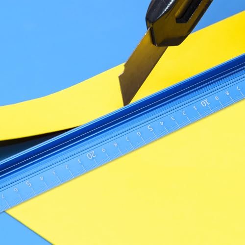 20cm/8" Aluminum Cutting Rule Ruler L-Type Cutting Ruler view 4