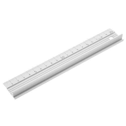 20cm/8" Aluminum Cutting Rule Ruler L-Type Cutting Ruler — PATIKIL