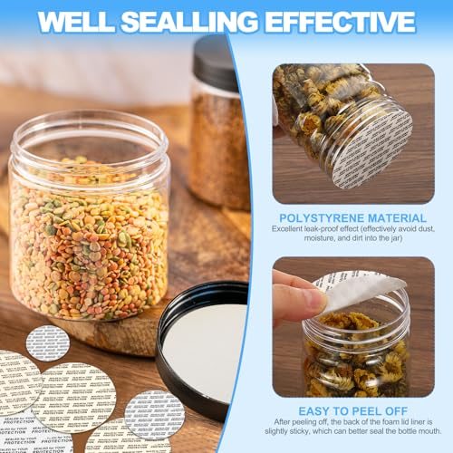 20mm/24mm/28mm/38mm/63mm Pressure Sensitive Seal, 500 Pack Adhesive PS view 3