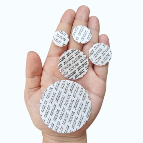 20mm/24mm/28mm/38mm/63mm Pressure Sensitive Seal, 500 Pack Adhesive PS view 4