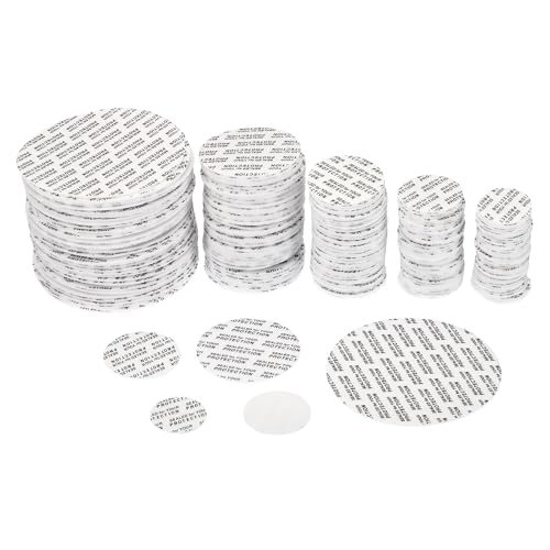 20mm/24mm/28mm/38mm/63mm Pressure Sensitive Seal, 500 Pack Adhesive PS — PATIKIL