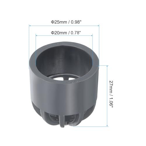 20mm ID Atrium Drain Grate Cover, 2 Pack Round Outdoor UPVC Sewer Drain view 2