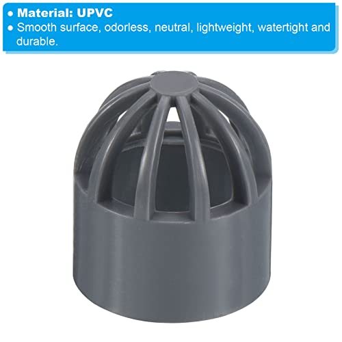 20mm ID Atrium Drain Grate Cover, 2 Pack Round Outdoor UPVC Sewer Drain view 4