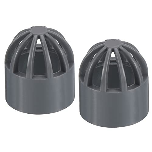 20mm ID Atrium Drain Grate Cover, 2 Pack Round Outdoor UPVC Sewer Drain — PATIKIL