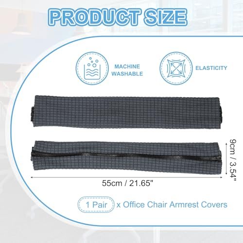 22"x4" Office Chair Armrest Covers view 2