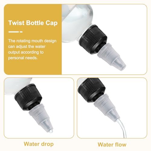24/410 Twist Bottle Caps, 18 Pcs Plastic Ribbed Edge Squeeze Bottle view 4