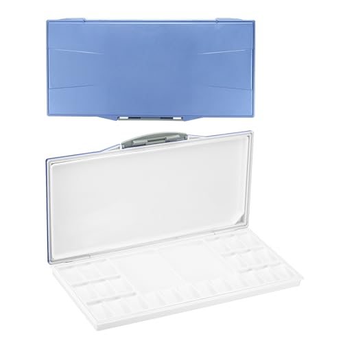 24 Wells Paint Storage Box, Airtight Folding Detachable — PATIKIL