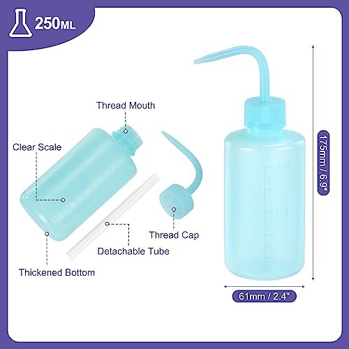 250ml Plastic Wash Bottle, Multipurpose Squeeze Bottle view 2