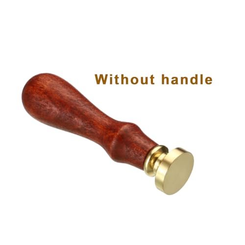 25mm Blank Wax Seal Stamp, 5 Pack Round Sealing Wax Stamp Vintage Retro view 5