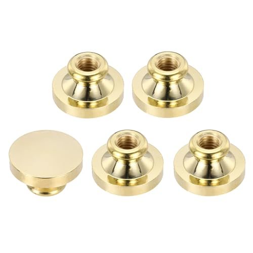 25mm Blank Wax Seal Stamp, 5 Pack Round Sealing Wax Stamp Vintage Retro — PATIKIL