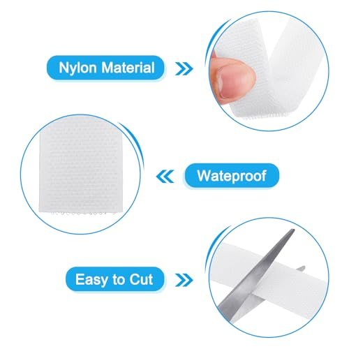 26.25 Feet Carpet Marker Strips, 3 Rolls Nylon Carpet Strips Spots Hook view 3