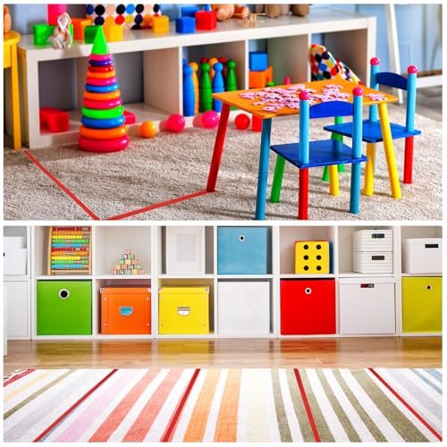 26.25 Feet Carpet Marker Strips, 3 Rolls Nylon Carpet Strips Spots Hook view 5