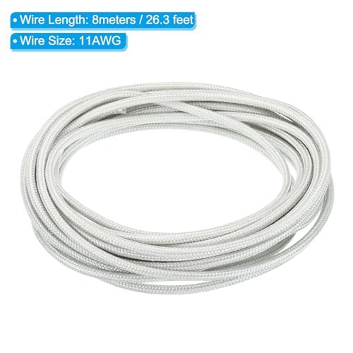 26.3Ft 11AWG High Temperature Wire Cable -60-350 Degrees Celsius view 2