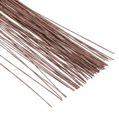 26 Gauge 14" Floral Stem Wire, 100 Pcs Paper Wrapped Iron Artificial view 4