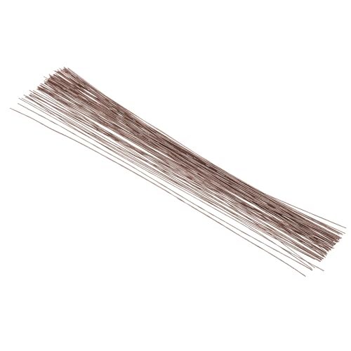 26 Gauge 14" Floral Stem Wire, 100 Pcs Paper Wrapped Iron Artificial — PATIKIL