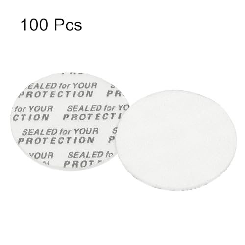 26mm/1.02" Foam Lid Liner 100Pcs PS Foam Pressure Sensitive Seal view 3