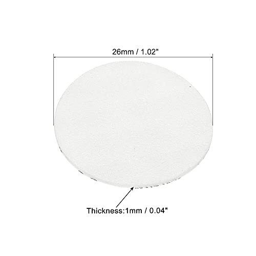 26mm/1.02" Foam Lid Liner 100Pcs PS Foam Pressure Sensitive Seal view 2