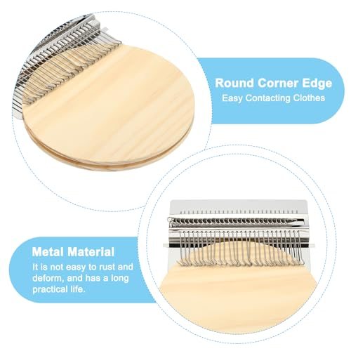 28 Hooks Mini Weaving Machines Kit, Metal Quickly Small Darning Weave Tool view 4