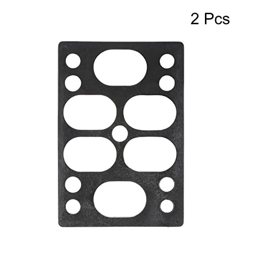 28mm (1.1") Skateboard Riser Pads, 2 Pack Plastic Longboard Riser Pads view 3