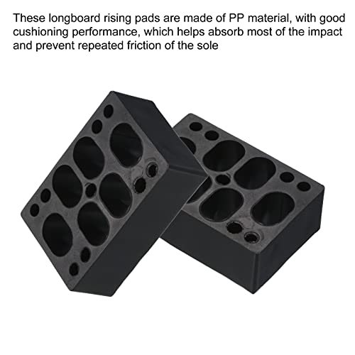 28mm (1.1") Skateboard Riser Pads, 2 Pack Plastic Longboard Riser Pads view 4