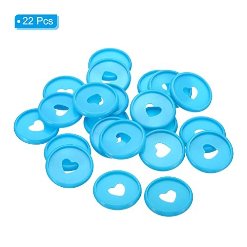 28mm Plastic Book Binding Discs Discbound Expansion Heart 22Pcs view 3
