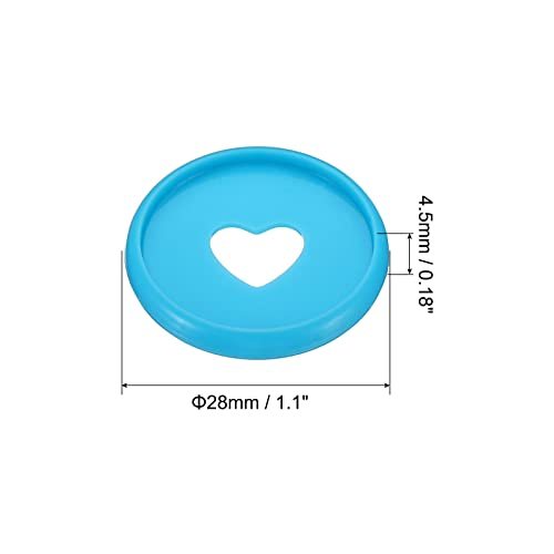 28mm Plastic Book Binding Discs Discbound Expansion Heart 22Pcs view 2
