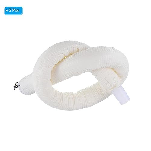 2ft Drain Hose, 2 Pack Flexible Air Conditioner Water Pipe PVC Insulated view 3