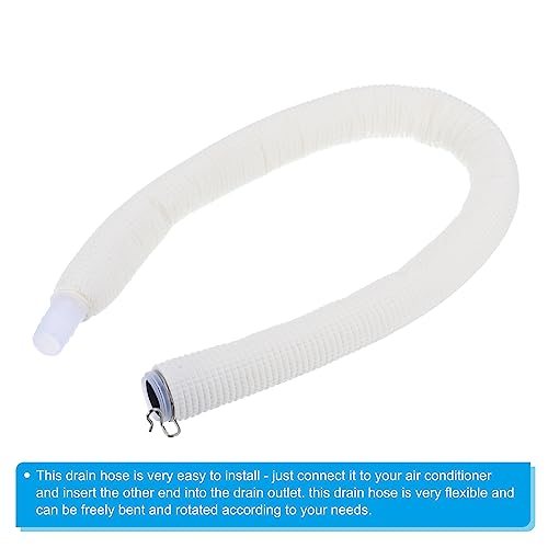 2ft Drain Hose, 2 Pack Flexible Air Conditioner Water Pipe PVC Insulated view 5