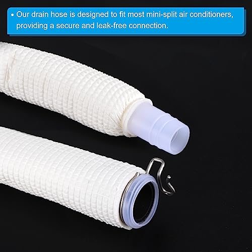 2ft Drain Hose, Flexible Air Conditioner Water Pipe PVC Insulated view 4