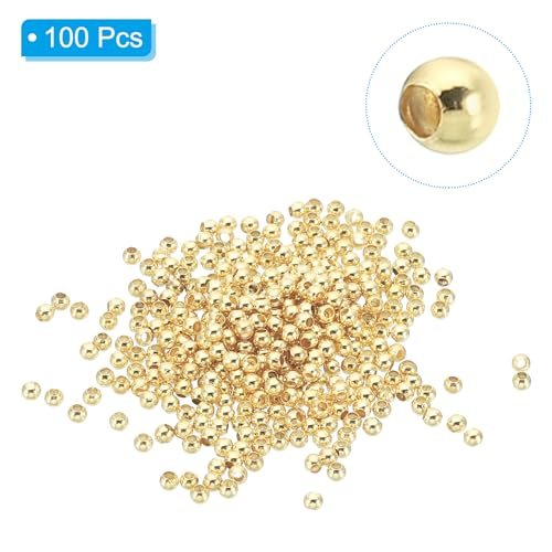 2mm 14K Gold Filled Spacer Beads view 3