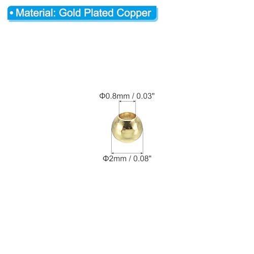 2mm 14K Gold Filled Spacer Beads view 2