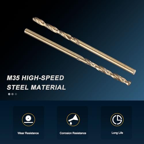 2mm Drill Bit M35 Cobalt 5% High-Speed Steel view 3