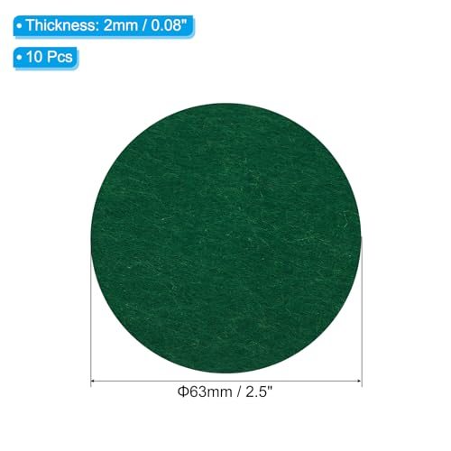 2mm Thickness Round Soft Adhesive Non-Slip Anti-Scratch Backed Felt view 2