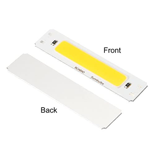 2W DC 5V LED Chip Bulb, Aluminum COB Lamps Bulb Warm White Light 3000K view 4