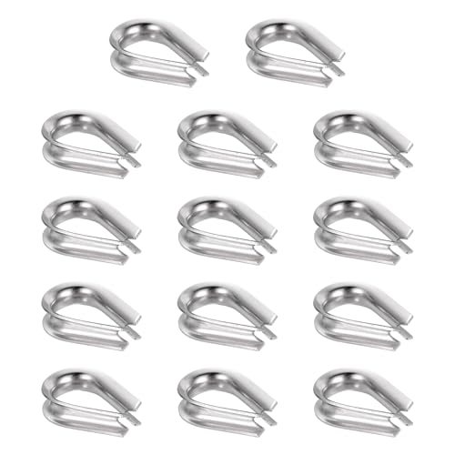3/16" (5mm) Wire Rope Thimble M5 Cable Thimbles Rigging 14 Pcs — PATIKIL