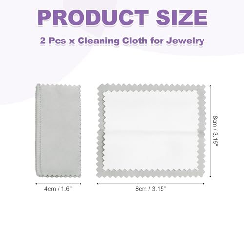 3.2"x3.2" Jewelry Cleaning Cloth view 2