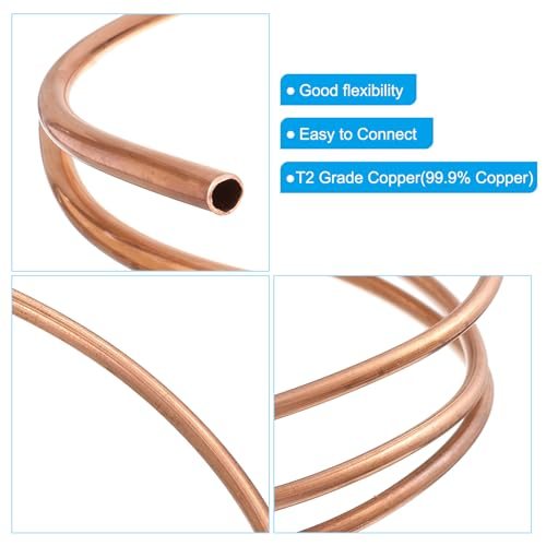 3.28Ft Refrigeration Tubing Coil Seamless Round Pipe Tubing view 3