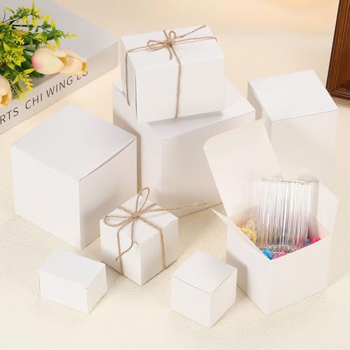 3.2x3.2x3.2 Mini Kraft Paper Storage Box Small Square Paper view 5