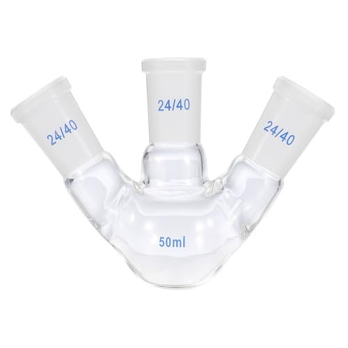 3.3 Borosilicate Glass 3 Neck Round Bottom Flask Heavy Wall — PATIKIL