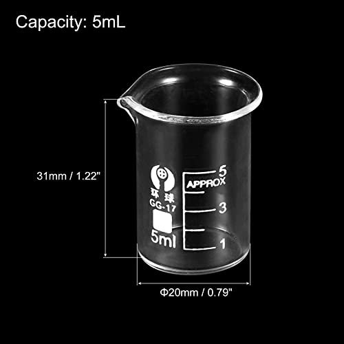 3.3 Borosilicate Glass Graduated Printed Scale Measuring Cups view 2
