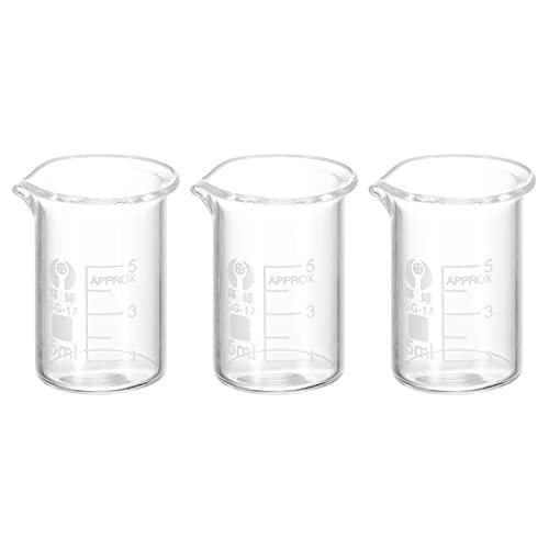 3.3 Borosilicate Glass Graduated Printed Scale Measuring Cups — PATIKIL