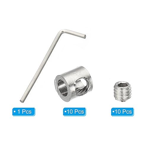3.3mm Hole Wire Rope Clips Set, 10 Pcs Steel Single Holes Lock Cable view 3