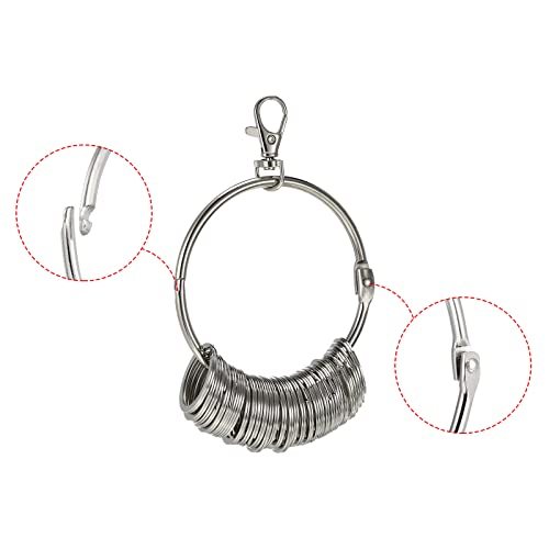 3.4 Inch Dia Key Organizer - 30 Key Ring Holder view 4