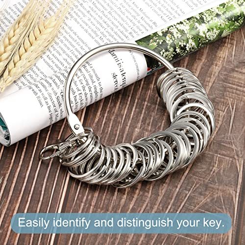3.4 Inch Dia Key Organizer - 30 Key Ring Holder view 5